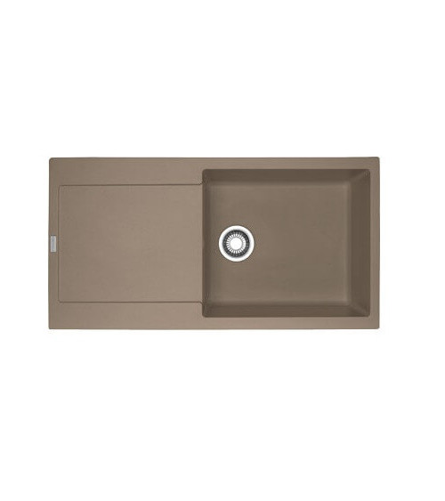 Franke MRG 611-100XL plautuvė, montuojama ant stalviršio, eksentrinis ventilis, nerūdijančio plieno rankenėlė