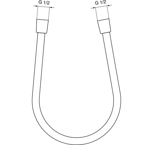 Ideal Standard IdealFlex dušo žarna 1500 mm, BE150AA