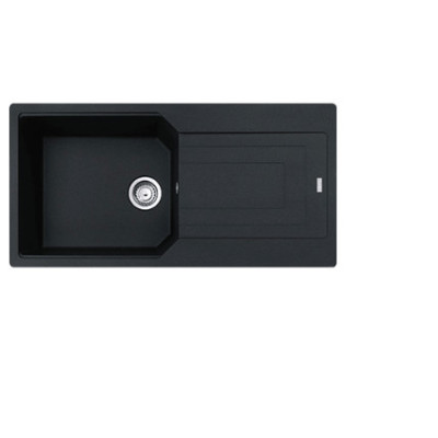 Franke UBG 611-100 plautuvė, eksentrinis ventilis, nerūdijančio plieno rankenėlė ir perlaja