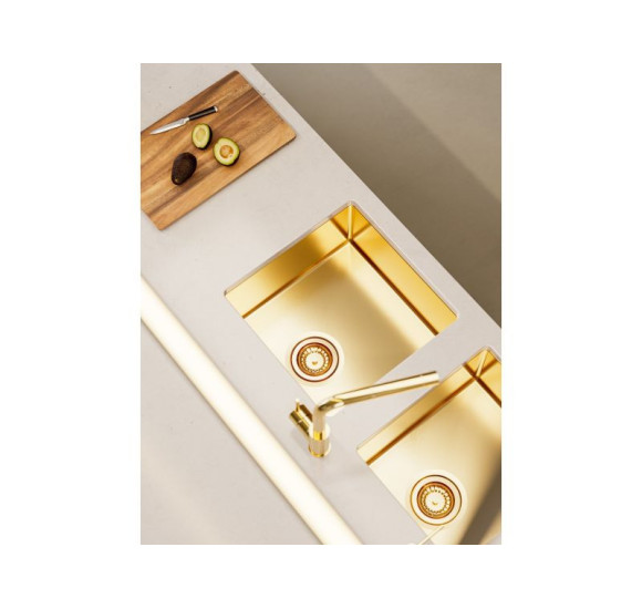 ALVEUS Monarch Quadrix 50 nerūdijančio plieno plautuvė