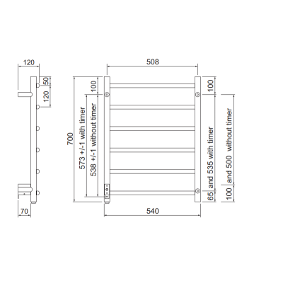 PAX elektrinis rankšluosčių džiovintuvas Salsa