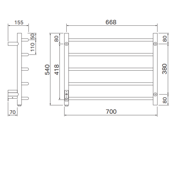 PAX elektrinis rankšluosčių džiovintuvas Mambo