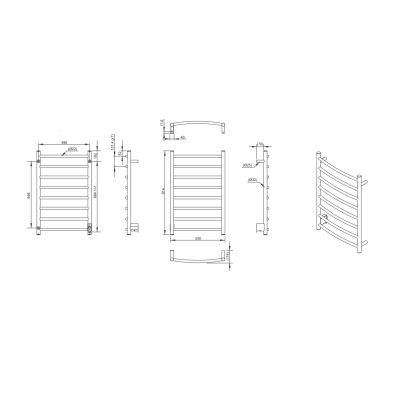 PAX elektrinis rankšluosčių džiovintuvas Foxtrot su pajungimu kairėje