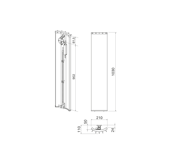 PAX elektrinis rankšluosčių džiovintuvas Velvet 1030