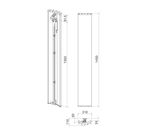 PAX elektrinis rankšluosčių džiovintuvas Velvet 1430