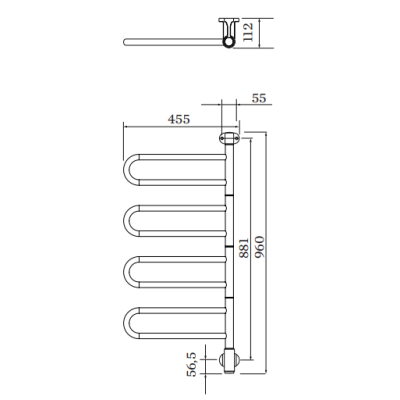 PAX elektrinis rankšluosčių džiovintuvas Flex U 4/450
