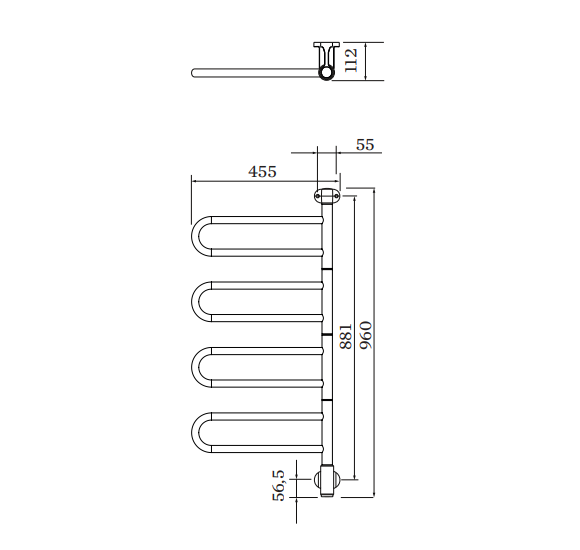 PAX elektrinis rankšluosčių džiovintuvas Flex U 4/450