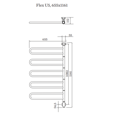 PAX elektrinis rankšluosčių džiovintuvas Flex U 5/650
