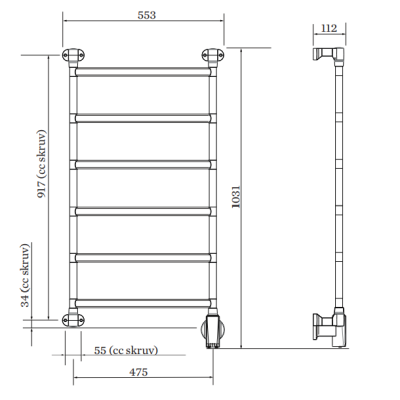 PAX elektrinis rankšluosčių džiovintuvas Jazz-i narrow 6 Momento II™