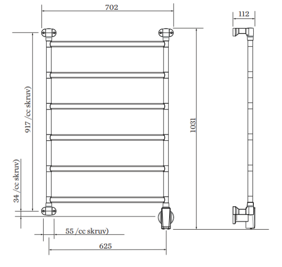PAX elektrinis rankšluosčių džiovintuvas Jazz-i wide 6 Momento II™