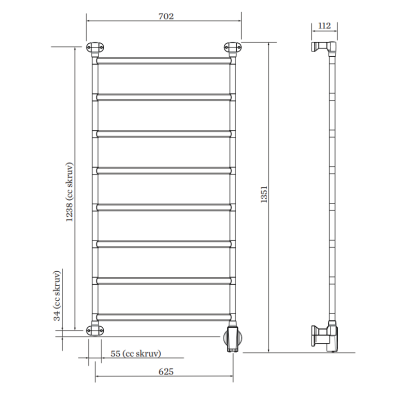 PAX elektrinis rankšluosčių džiovintuvas Jazz-i wide 8 Momento II™