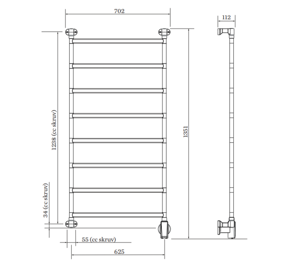 PAX elektrinis rankšluosčių džiovintuvas Jazz-i wide 8 Momento II™
