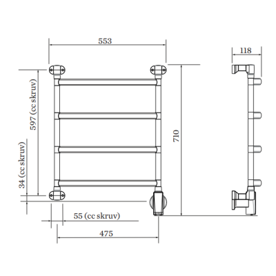PAX elektrinis rankšluosčių džiovintuvas Blues-i narrow 4 Momento II™