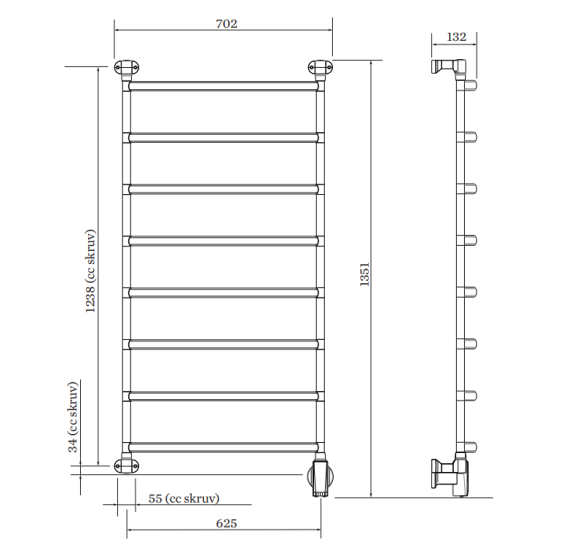 PAX elektrinis rankšluosčių džiovintuvas Blues-i wide 8 Momento II™