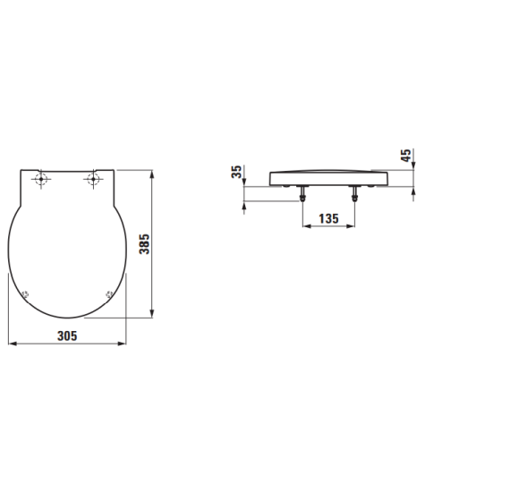 Laufen Val unitazo dangtis