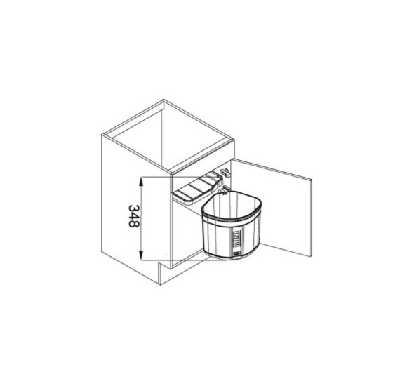 Franke šiukšliadėžė Sorter mini