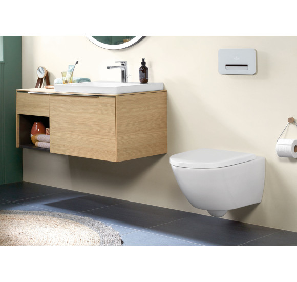 Villeroy&Boch Subway 3.0 "Twist flush" pakabinamas klozetas su dangčiu 4670TS01