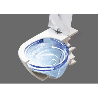 Villeroy&Boch Subway 3.0 "Twist flush" pakabinamas klozetas su dangčiu 4670TS01
