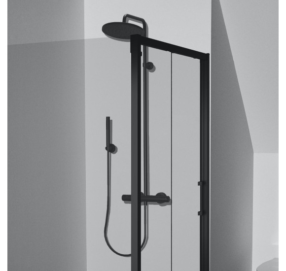 Ideal Standard CERATHERM T25 (BC748XG) termostatinė dušo sistema, juodos matinės spalvos