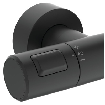 Ideal Standard CERATHERM T25 (BC748XG) termostatinė dušo sistema, juodos matinės spalvos