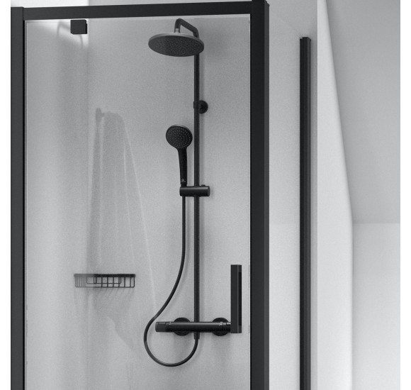 Ideal Standard CERATHERM T25 (A7545XG) termostatinė dušo sistema, juodos matinės spalvos