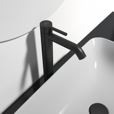 Ideal Standard Ceraline aukštas maišytuvas, juodos matinės spalvos, BC269XG