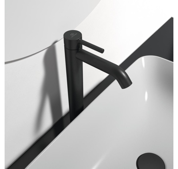 Ideal Standard Ceraline aukštas maišytuvas, juodos matinės spalvos, BC269XG