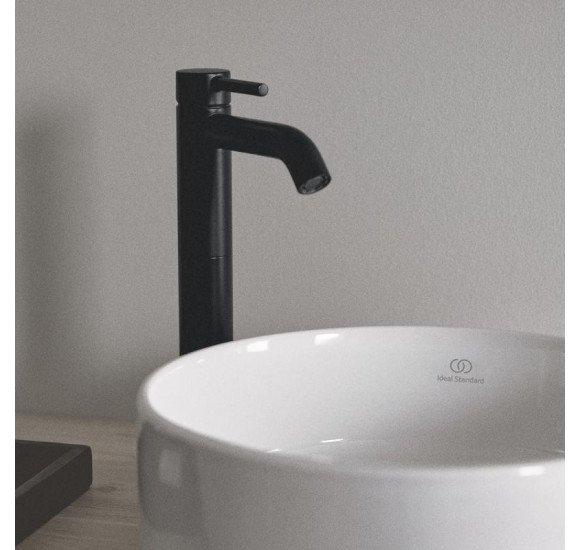 Ideal Standard Ceraline aukštas maišytuvas, juodos matinės spalvos, BC269XG