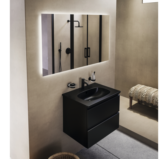 Ideal Standard Tesi pakabinama vonios spintelė 60cm, matinė juoda, T0050ZT