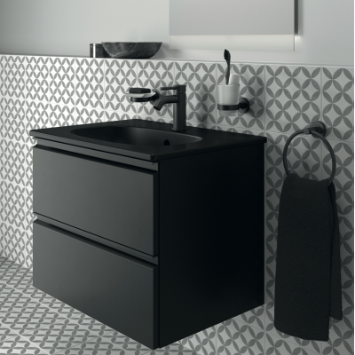 Ideal Standard Tesi pakabinama vonios spintelė 60cm, matinė juoda, T0050ZT