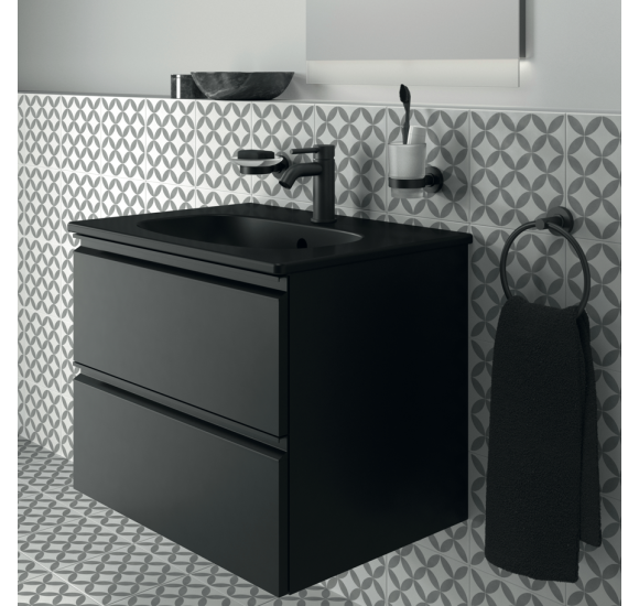 Ideal Standard Tesi pakabinama vonios spintelė 60cm, matinė juoda, T0050ZT