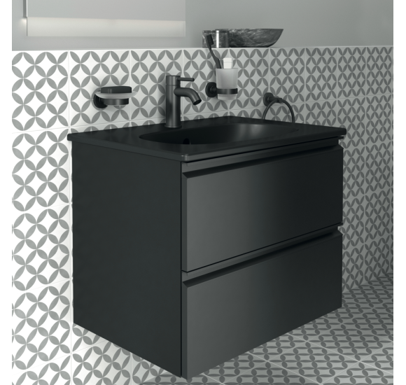 Ideal Standard Tesi pakabinama vonios spintelė 60cm, matinė juoda, T0050ZT