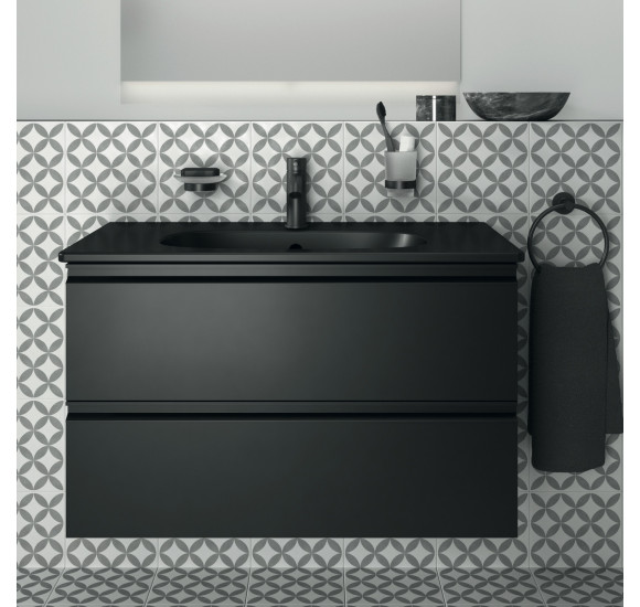 Ideal Standard Tesi pakabinama vonios spintelė 80cm, matinė juoda