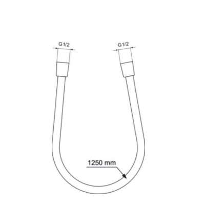 Ideal Standard Idealflex dušo žarna 125cm ilgio, PVD spalvos