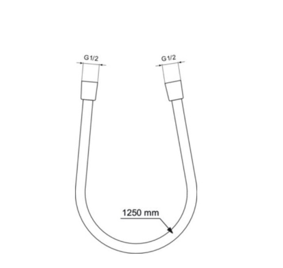 Ideal Standard Idealflex dušo žarna 125cm ilgio, PVD spalvos