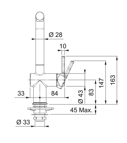 Franke Active L maišytuvas su ištraukiamu dušeliu, pasirenkama spalva