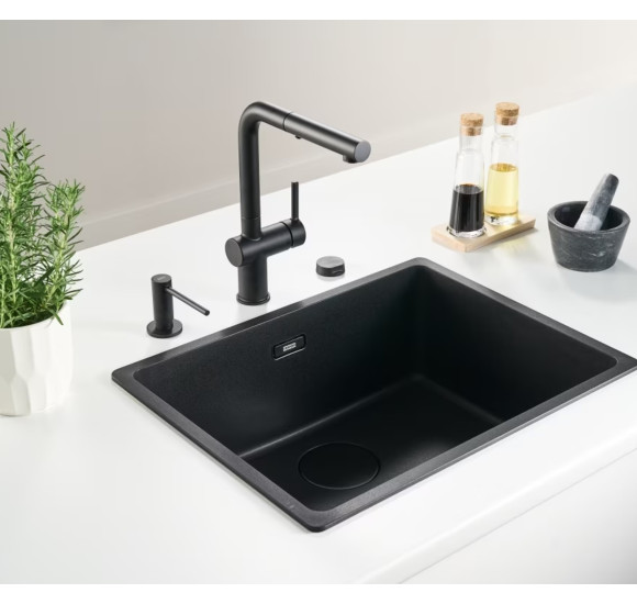 Franke Active L maišytuvas su ištraukiamu dušeliu, pasirenkama spalva