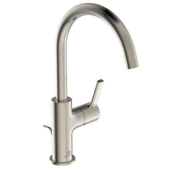 Ideal Standard Joy BC777 aukštas maišytuvas praustuvui su sukamu snapu, PVD spalvos