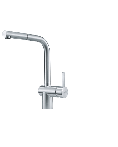 FRANKE ATLAS NEO WINDOW nerūdijančio plieno maišytuvas su ištraukiama žarna