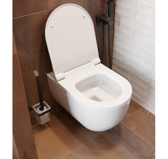 Bocchi V-Tondo COMPACT pakabinamas klozetas "Rimless" be dangčio