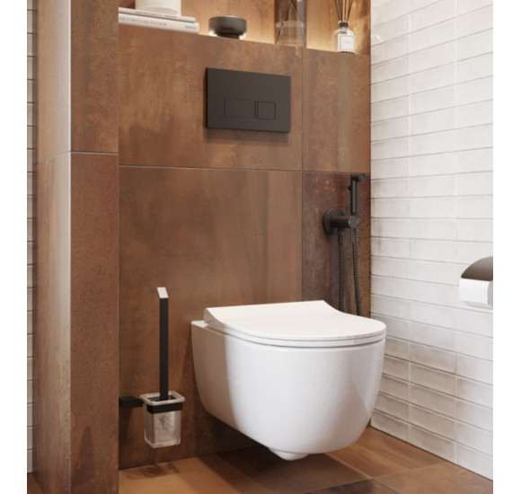 Bocchi V-Tondo COMPACT pakabinamas klozetas "Rimless" be dangčio