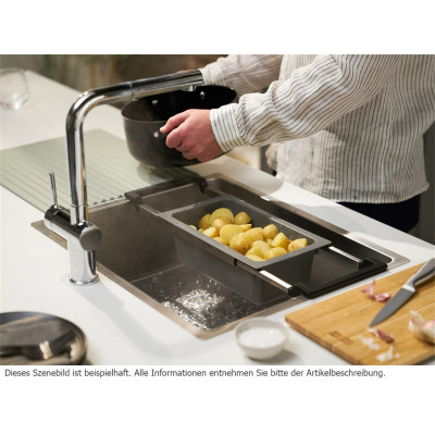 Franke 3 dalių All-in-one rinkinys plautuvei