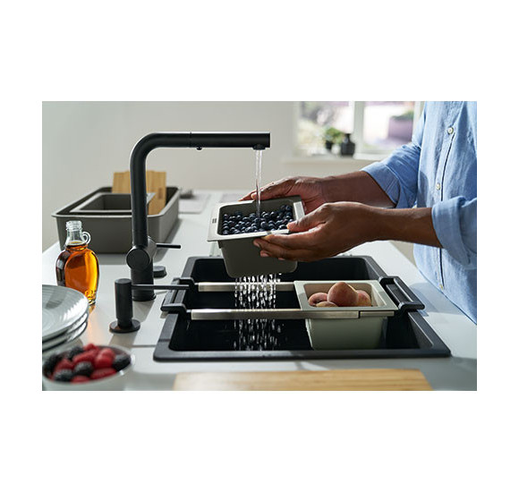 Franke 6 dalių All-in-one rinkinys plautuvei