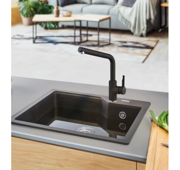 Franke Urban maišytuvas plautuvei su ištraukiamu dušeliu, pasirenkama spalva