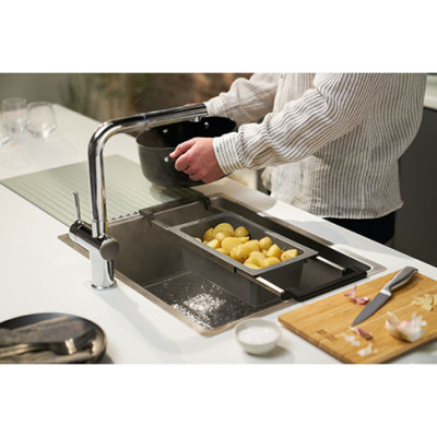 Franke 8 dalių All-in-one rinkinys plautuvei