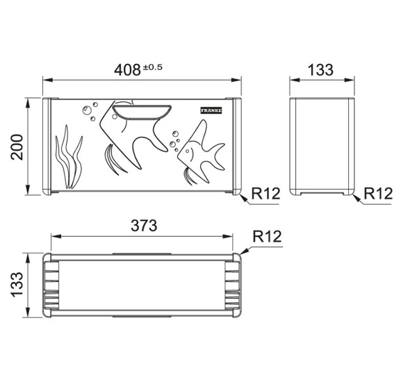 Franke plautuvės priedų stovas ANDY CHEF