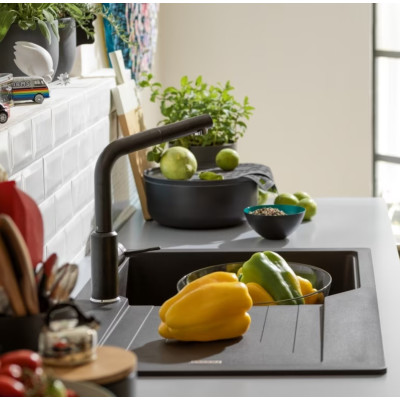 Franke Urban maišytuvas plautuvei su ištraukiamu dušeliu, pasirenkama spalva