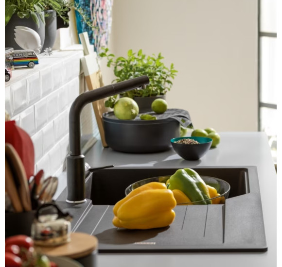 Franke Urban maišytuvas plautuvei su ištraukiamu dušeliu, pasirenkama spalva