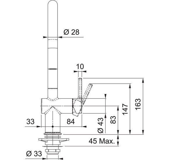 Franke virtuvinis maišytuvas Active J su ištraukiama žarna, pasirenkama spalva