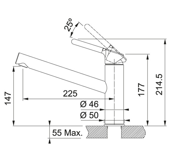 Franke virtuvinis maišytuvas Orbit